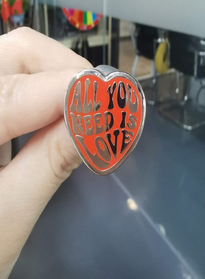 Untitled All you need is love Hard Enamel Pin Badge Gift for The Beatles lovers Man Woman Peace Hippie - Image 2